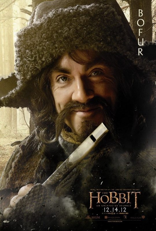 Póster de Bofur para 'El Hobbit: Un viaje inesperado'