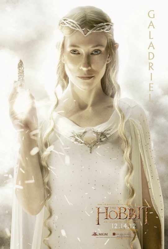 Póster de Galadriel para 'El Hobbit: Un viaje inesperado'