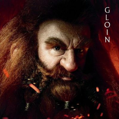 Póster de Gloin para 'El Hobbit: Un viaje inesperado'