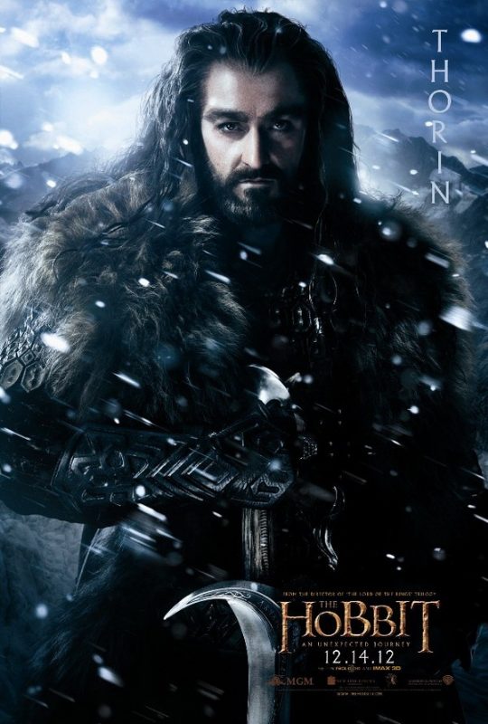 Póster de Thorin para 'El Hobbit: Un viaje inesperado'