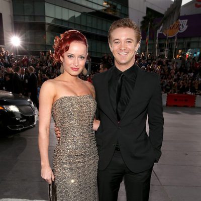 Michael Welch en el estreno de 'Amanecer. Parte 2' en Los Ángeles