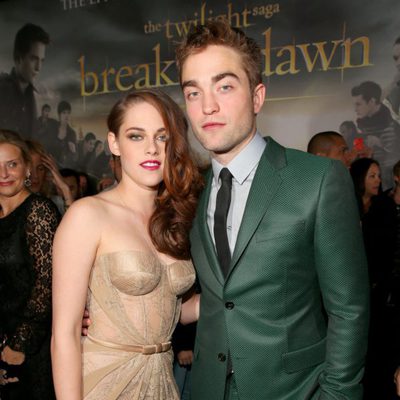 Kristen Stewart y Robert Pattinson en el estreno de 'Amanecer. Parte 2' en Los Ángeles