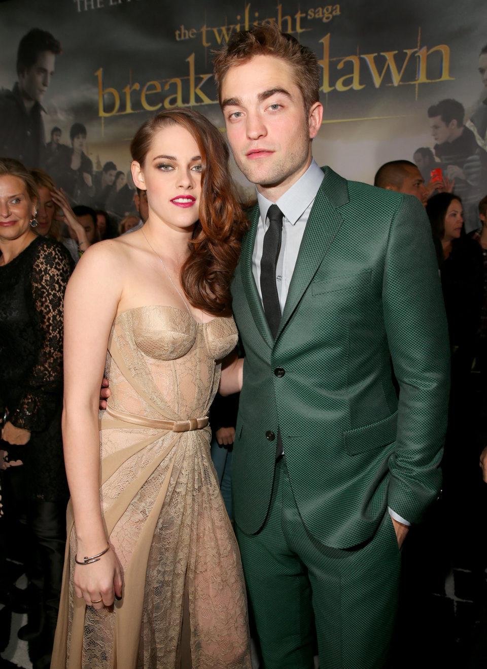 Kristen Stewart y Robert Pattinson en el estreno de 'Amanecer. Parte 2' en Los Ángeles