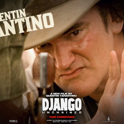 Póster de Quentin Tarantino en 'Django desencadenado'