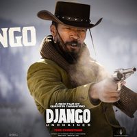 Póster de Jamie Foxx como Django en 'Django desencadenado'