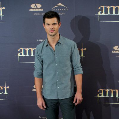 Taylor Lautner en la presentación en Madrid de 'Amanecer. Parte 2'