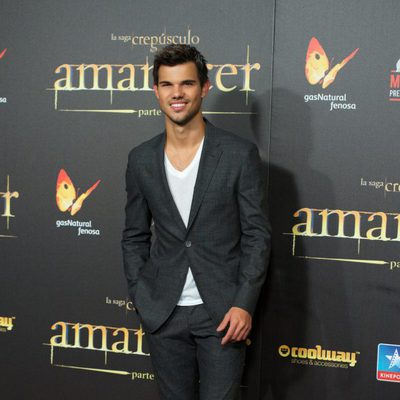 Taylor Lautner en el estreno en Madrid de 'Amanecer. Parte 2'