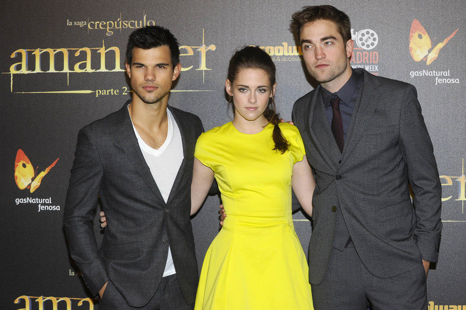 Los protagonistas en la premiere de 'Amanecer: Parte 2'