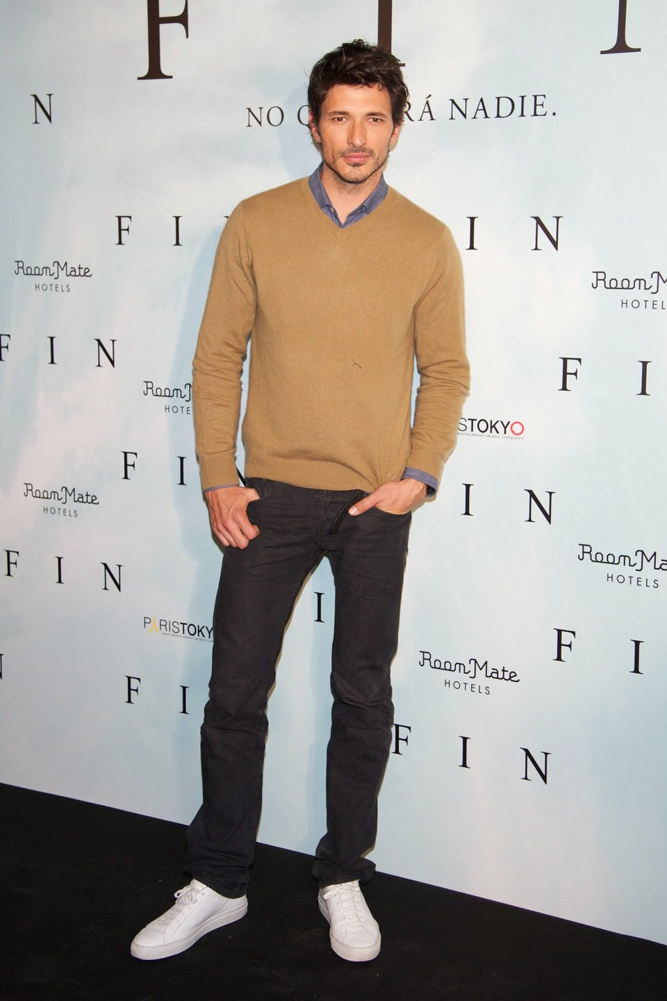 Andrés Velencoso en la presentación de 'Fin' en Madrid