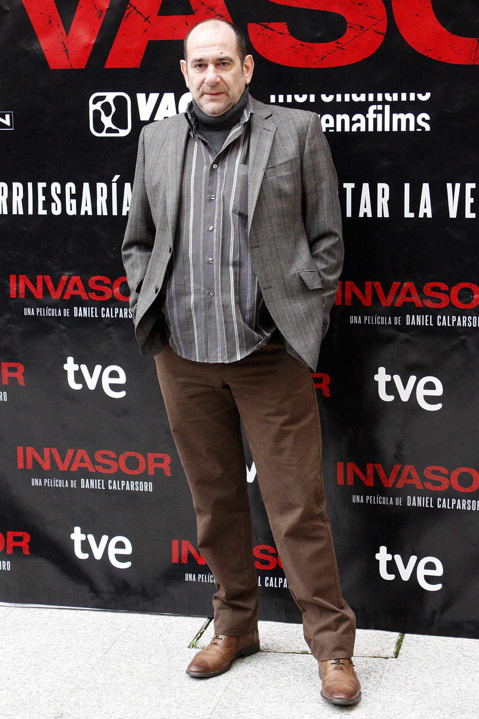 Karra Elejalde en la presentación de 'Invasor' en Madrid