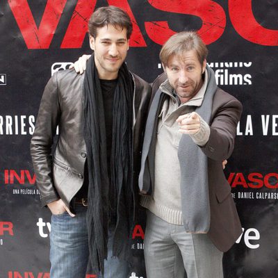 Antonio de la Torre y Alberto Amman en la presentación de 'Invasor' en Madrid