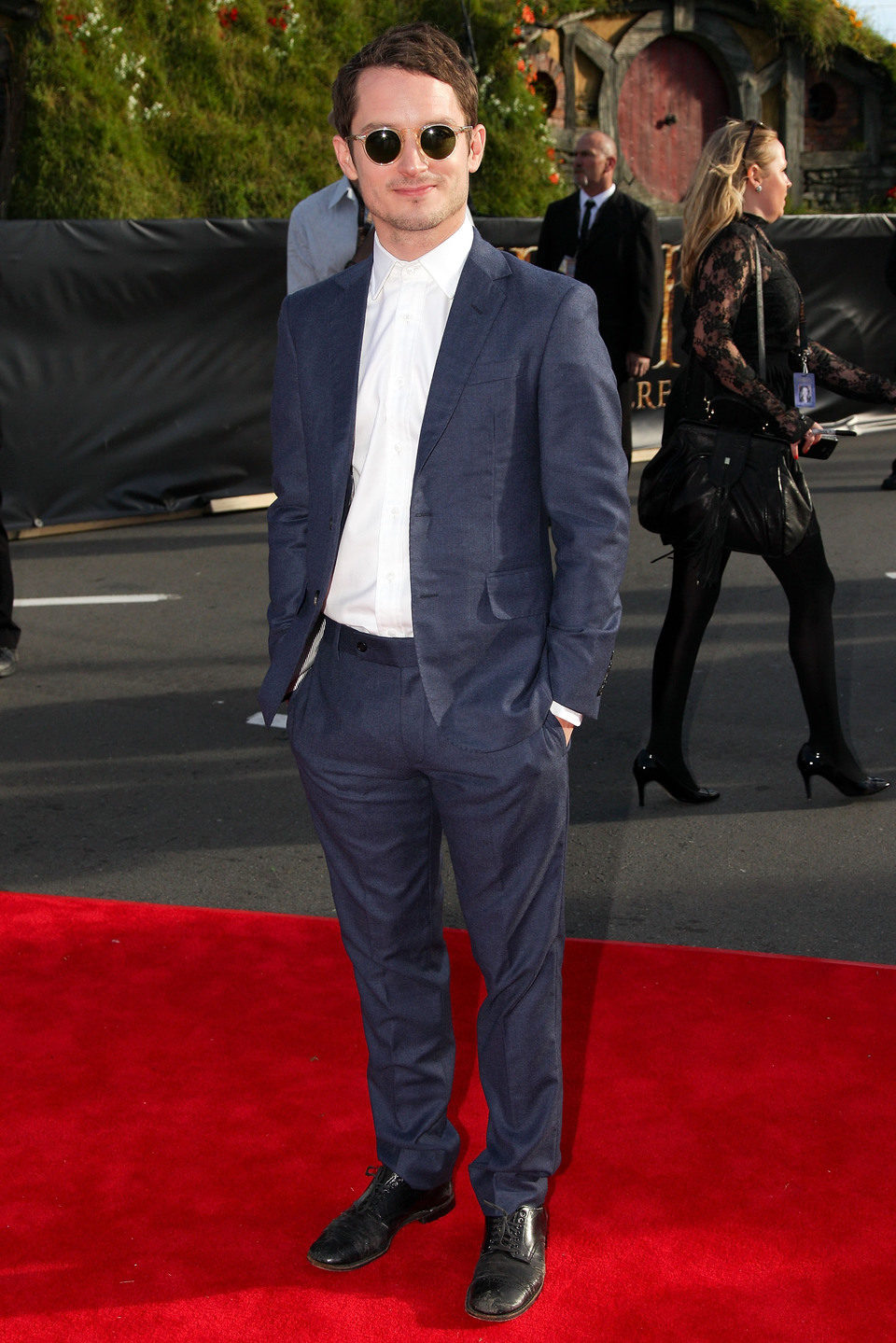 Elijah Wood en la premiere de 'El Hobbit: Un viaje inesperado' en Nueva Zelanda