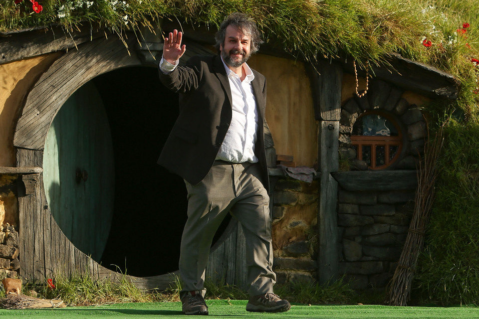 Peter Jackson en la premiere de 'El Hobbit: Un viaje inesperado' en Nueva Zelanda