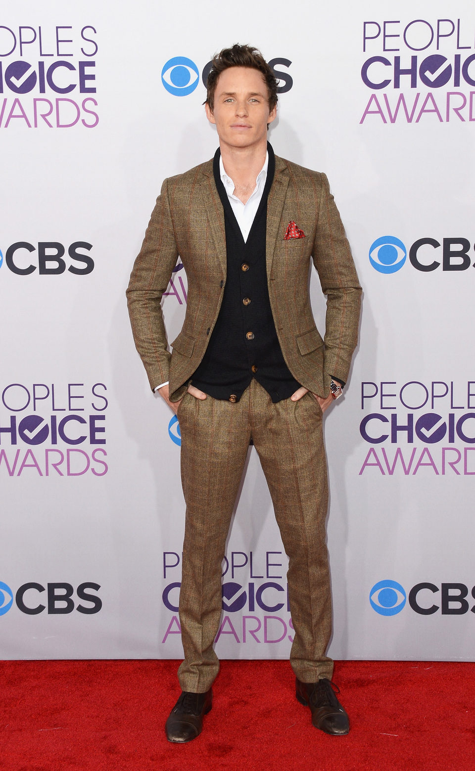 Eddie Redmayne en la gala de los People's Choice Awards 2013