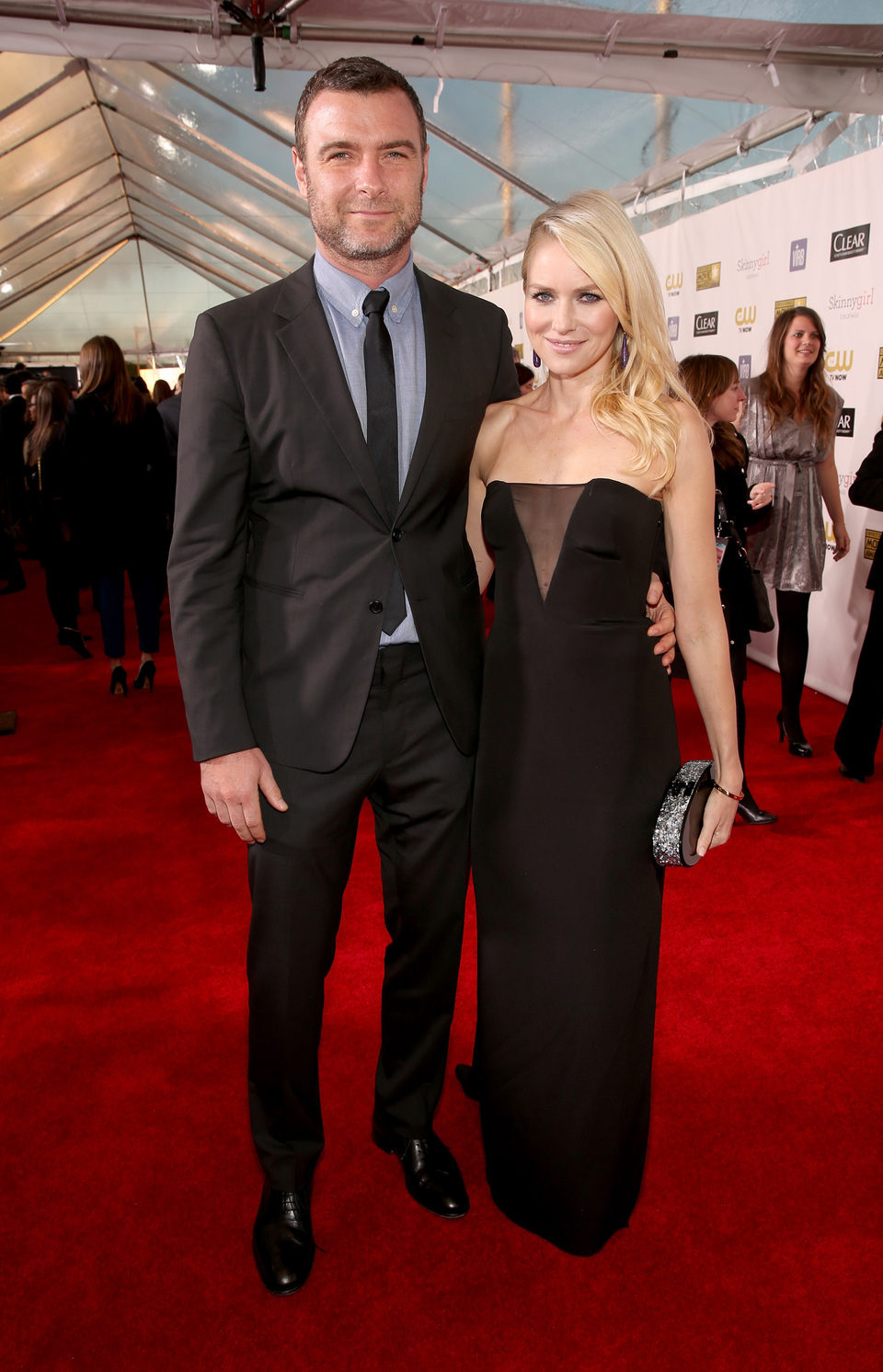 Liev Schreiber y Naomi Watts en los Critics' Choice Movie Awards 2013