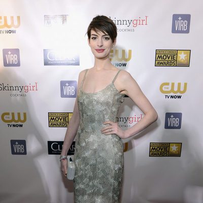 Anne Hathaway en la gala de los Critics' Choice Movie Awards 2013