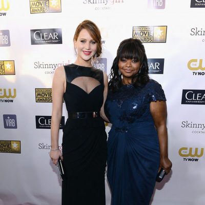 Jennifer Lawrence y Octavia Spencer en los Critics' Choice Movie Awards 2013