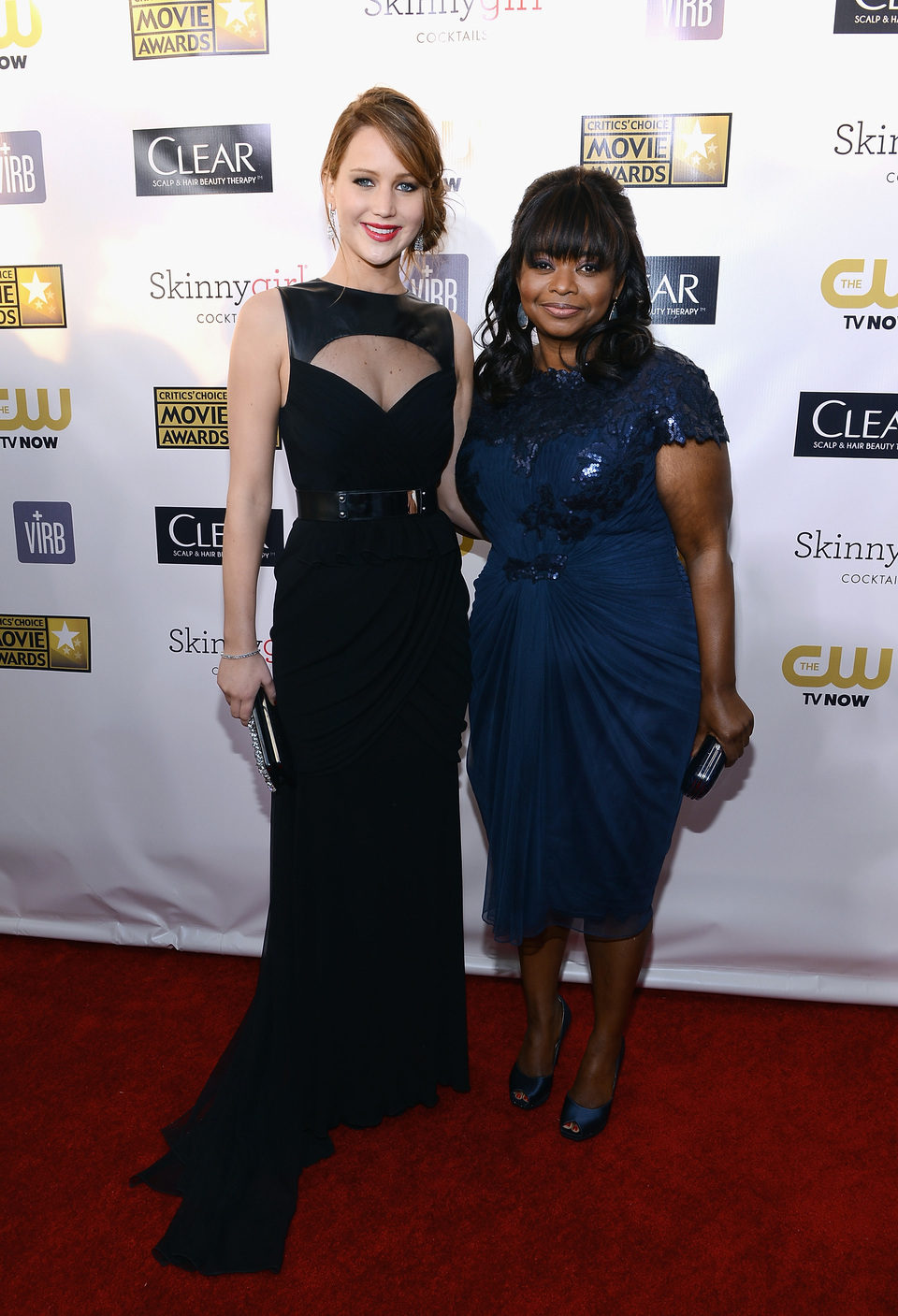 Jennifer Lawrence y Octavia Spencer en los Critics' Choice Movie Awards 2013