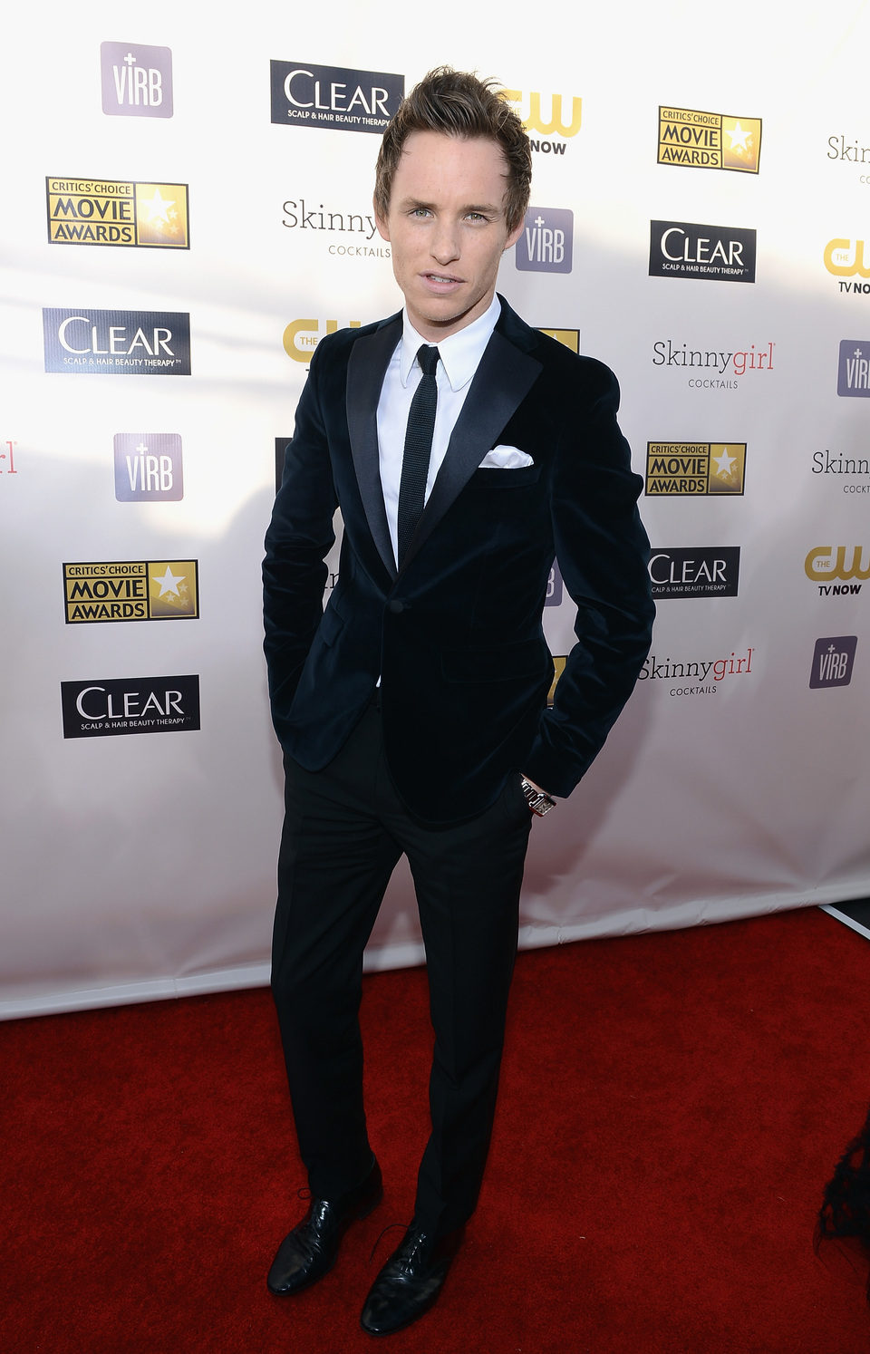 Eddie Redmayne en la gala de los Critics' Choice Movie Awards 2013