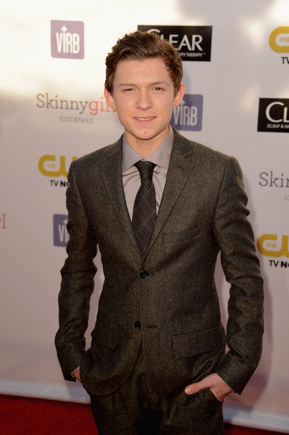 Tom Holland en la gala en los Critics' Choice Movie Awards 2013