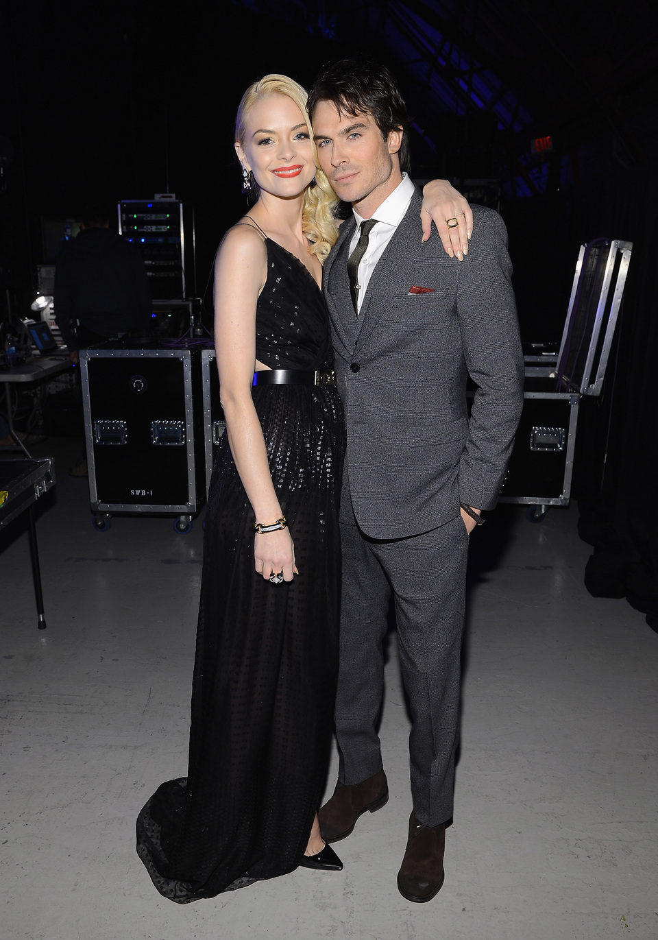 Jamie King e Ian Somerhalder en los Critics' Choice Movie Awards 2013