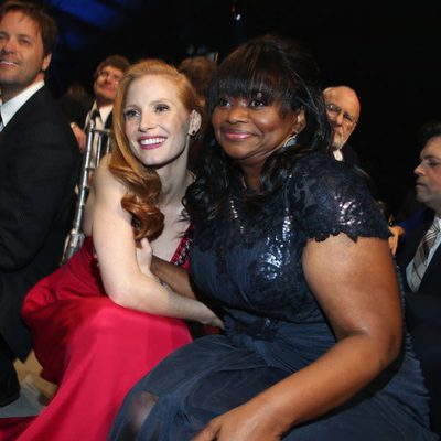 Jessica Chastain y Octavia Spencer en la gala de los Critics' Choice Movie Awards 2013