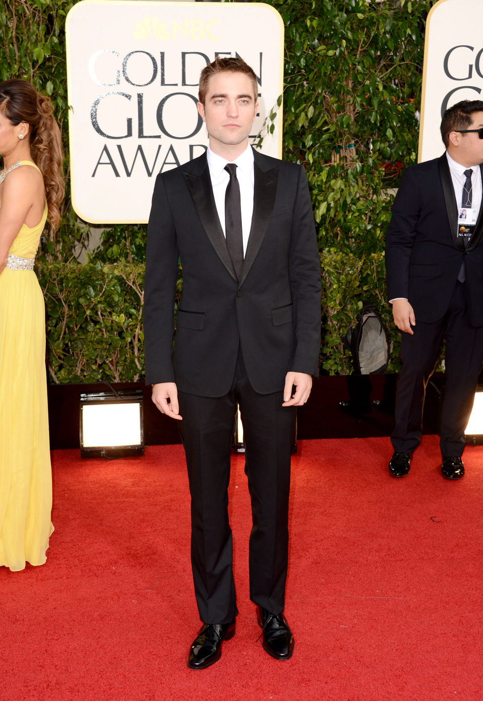 Robert Pattinson de 'Crepúsculo' en los Globos de Oro 2013