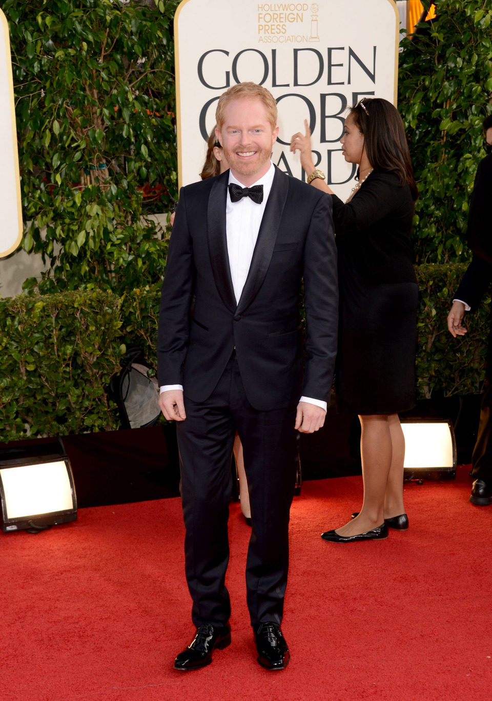 Jesse Tyler Ferguson en la alfombra roja de los Globos de Oro 2013