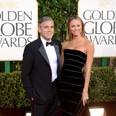 George Clooney en los Globos de Oro 2013