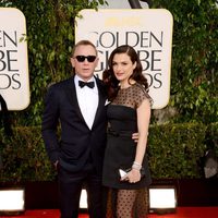 Daniel Craig y Rachel Weisz en la alfombra roja de los Globos de Oro 2013