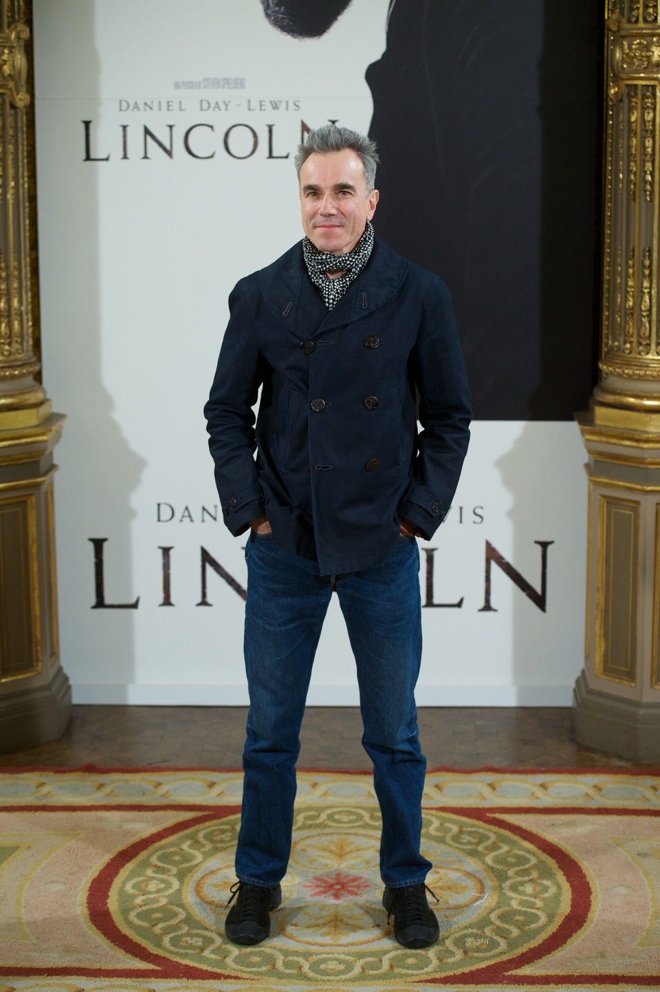 Daniel Day-Lewis en la presentación de 'Lincoln' en Madrid