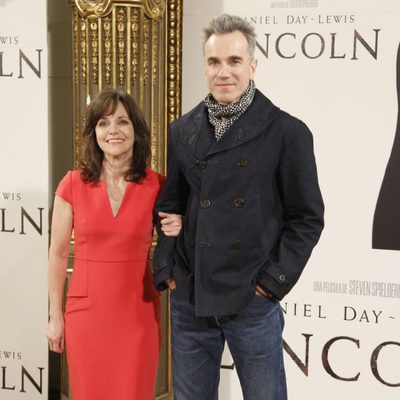 Daniel Day-Lewis y Sally Field en la presentación de 'Lincoln' en Madrid