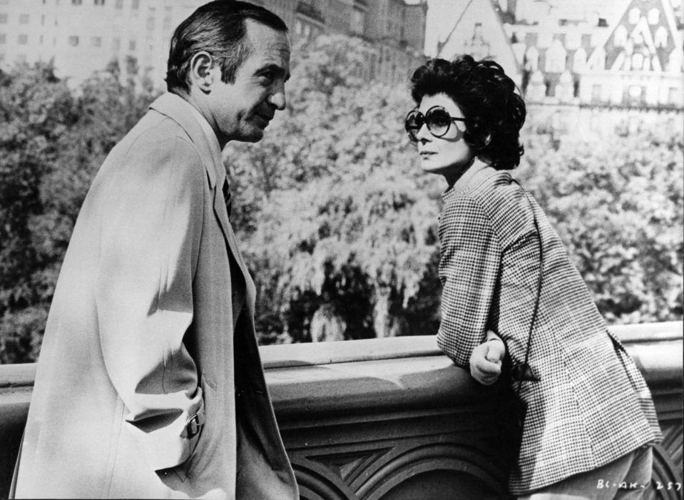 Audrey Hepburn con Ben Gazzara en 'Todos rieron', 1981