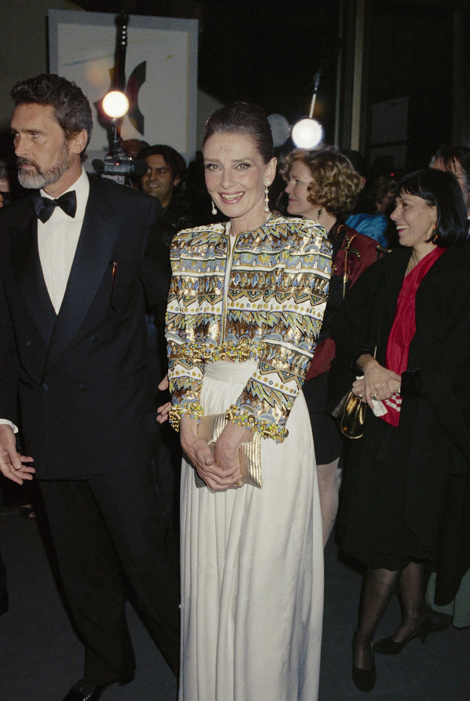 Audrey Hepburn en la gala Film Society en el Lincoln Center