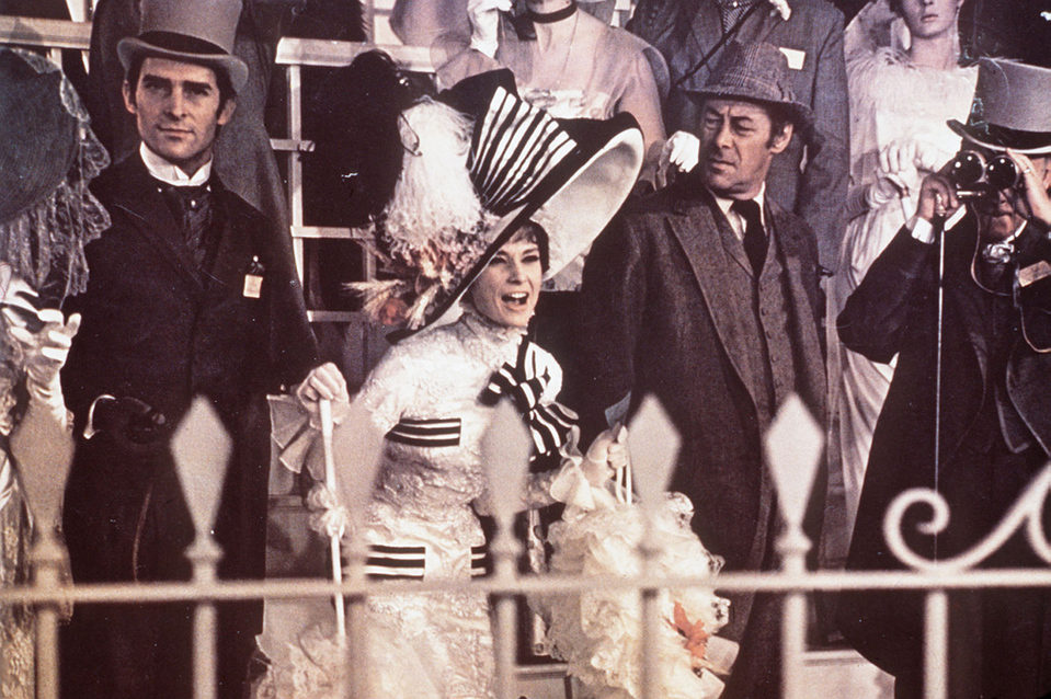 Audrey Hepburn en la escena de las carreras en 'My Fair Lady', 1964