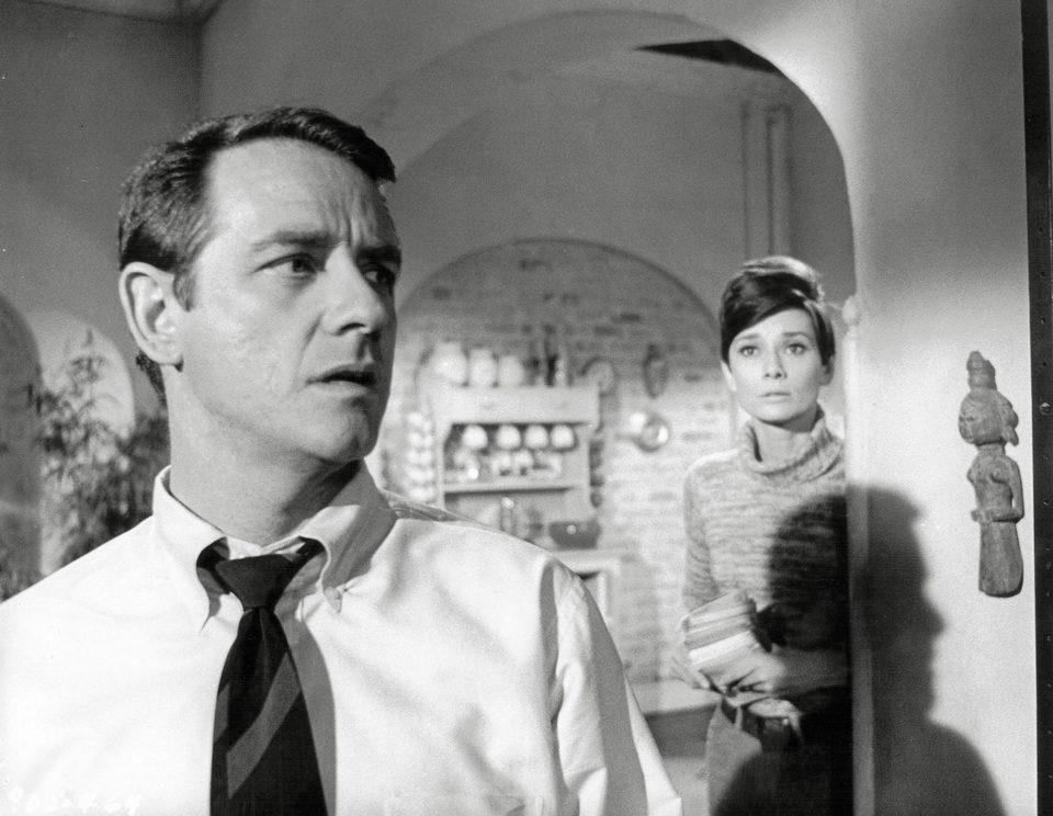 Richard Crenna y Audrey Hepburn en 'Sola en la oscuridad'