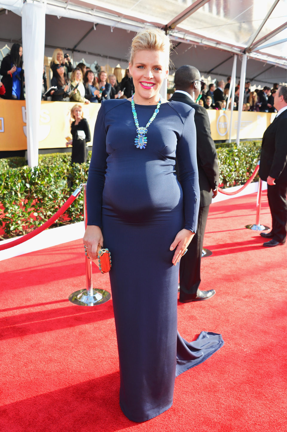 Busy Philipps en la alfombra roja de los Screen Actors Guild Awards 2013