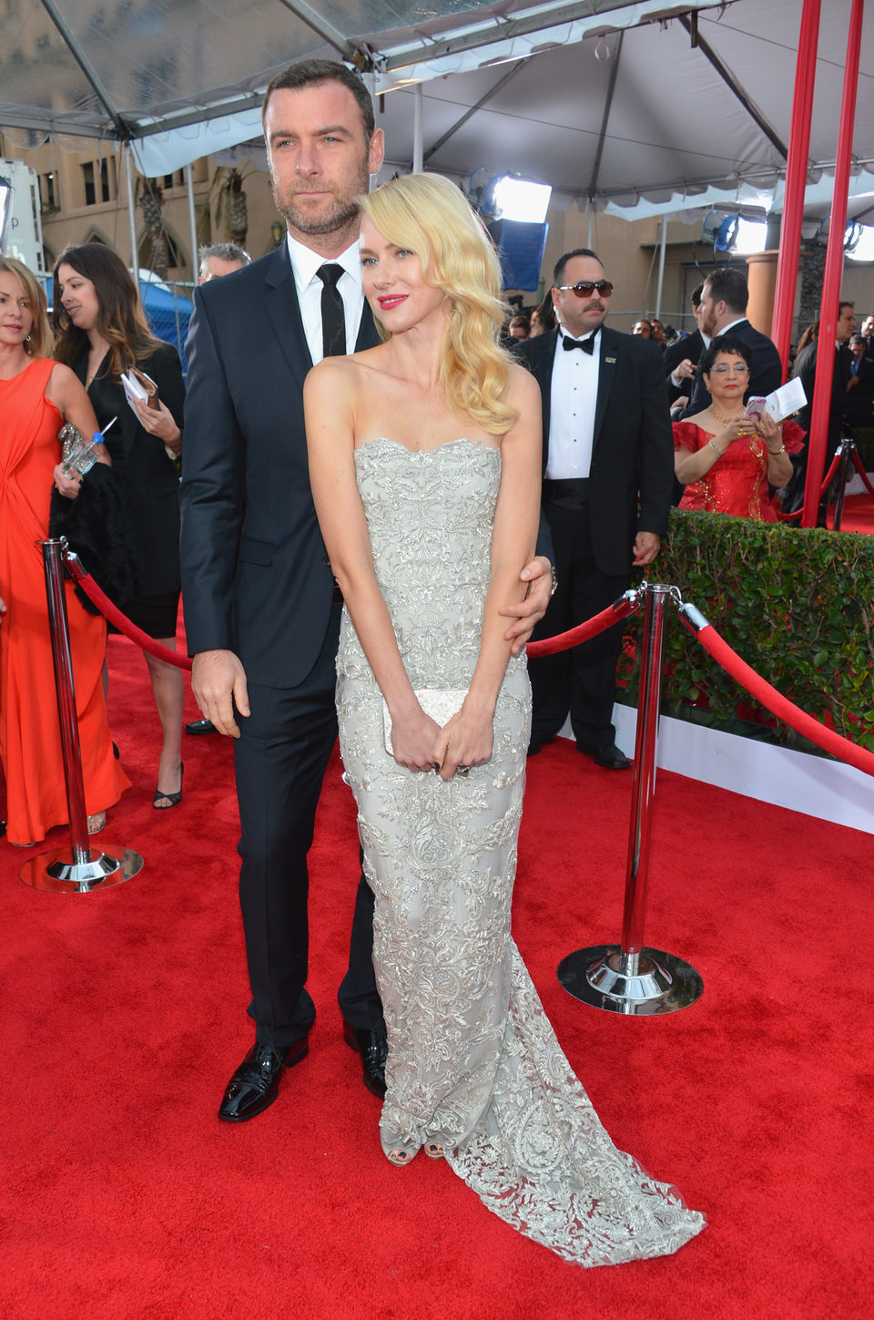 Naomi Watts y Liev Schreiber en la alfombra roja de los Screen Actors Guild Awards 2013