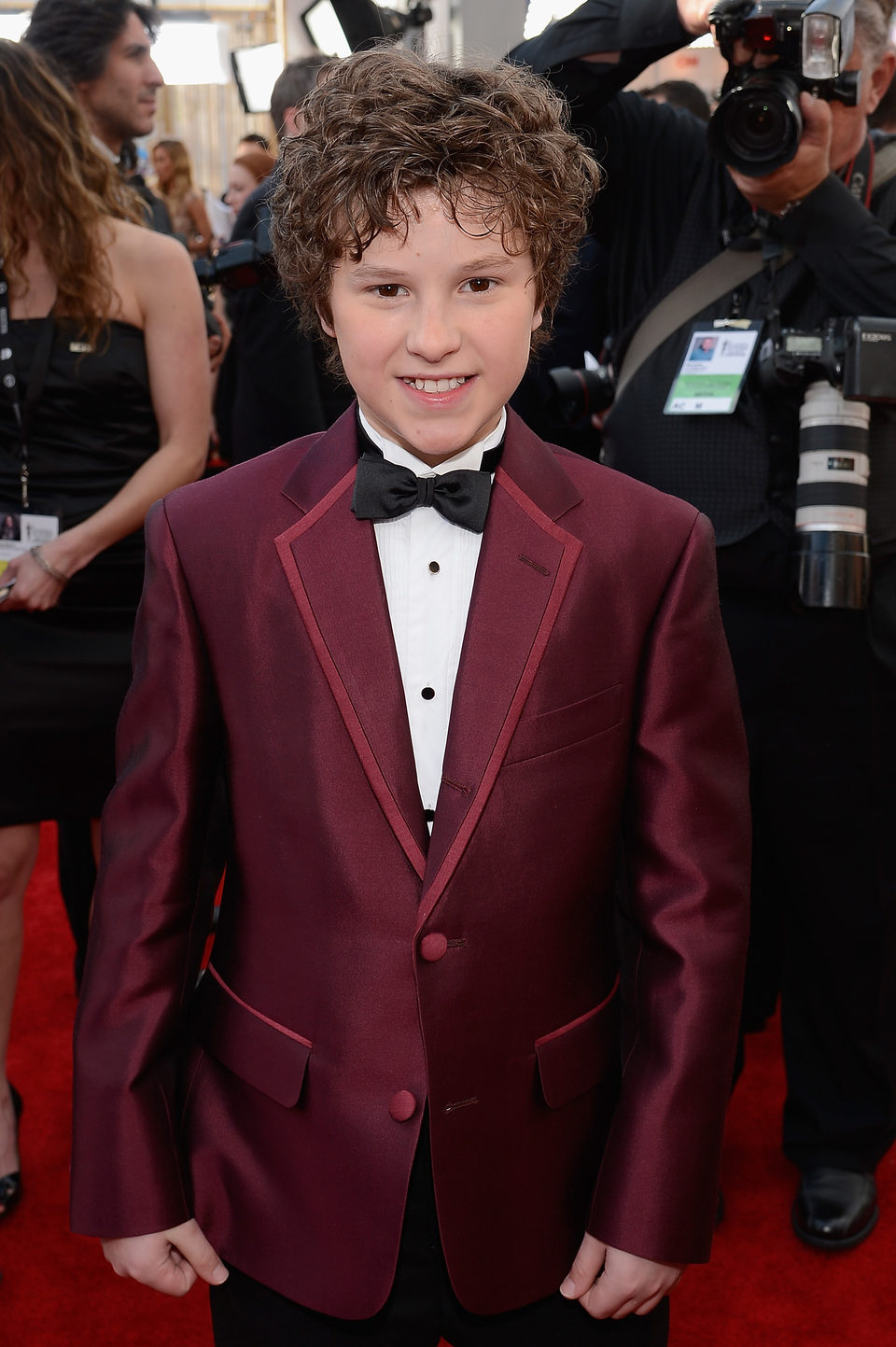 Nolan Gould en la alfombra roja de los Screen Actors Guild Awards 2013