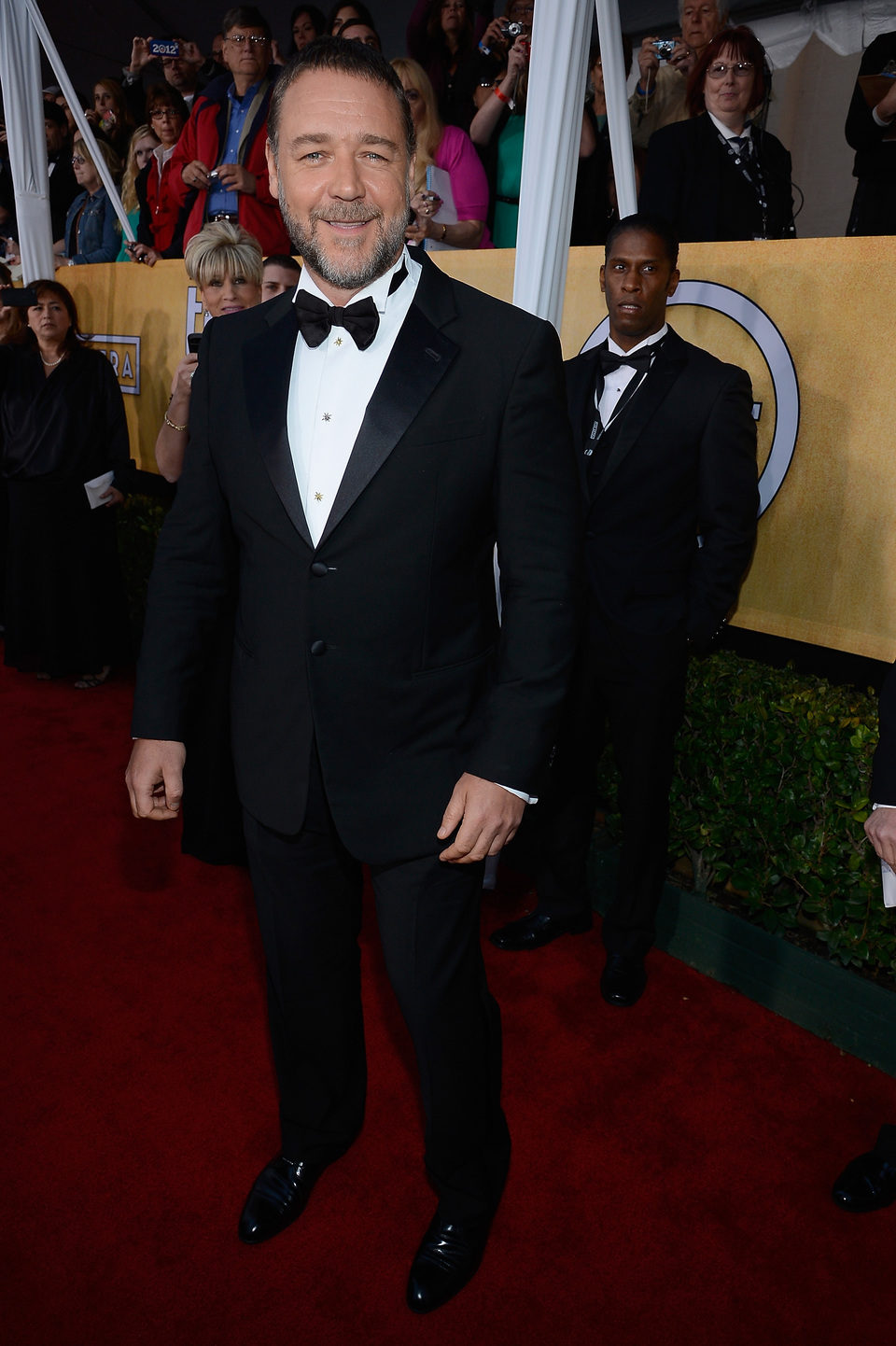 Russell Crowe en la alfombra roja de los Screen Actors Guild Awards 2013