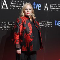 Carmina Barrios en la cena de los nominados a los Goya 2013