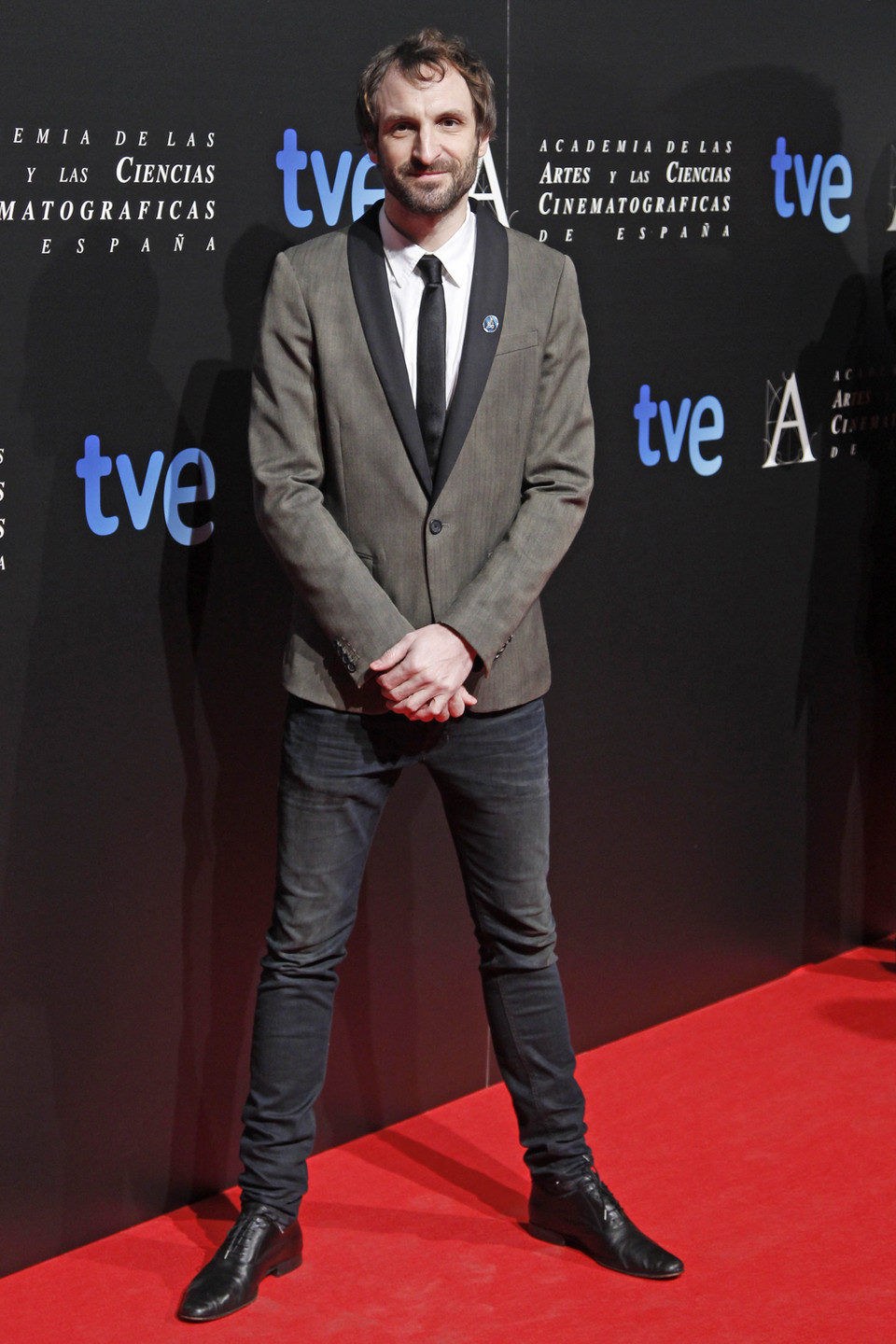 Julián Villagrán en la cena de los nominados a los Goya 2013