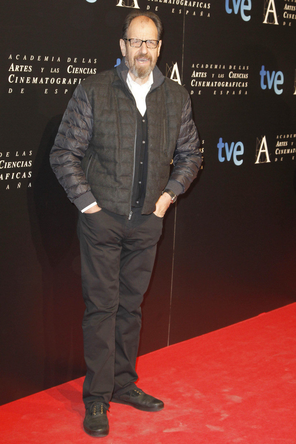 Josep Maria Pou en la cena de los nominados a los Goya 2013