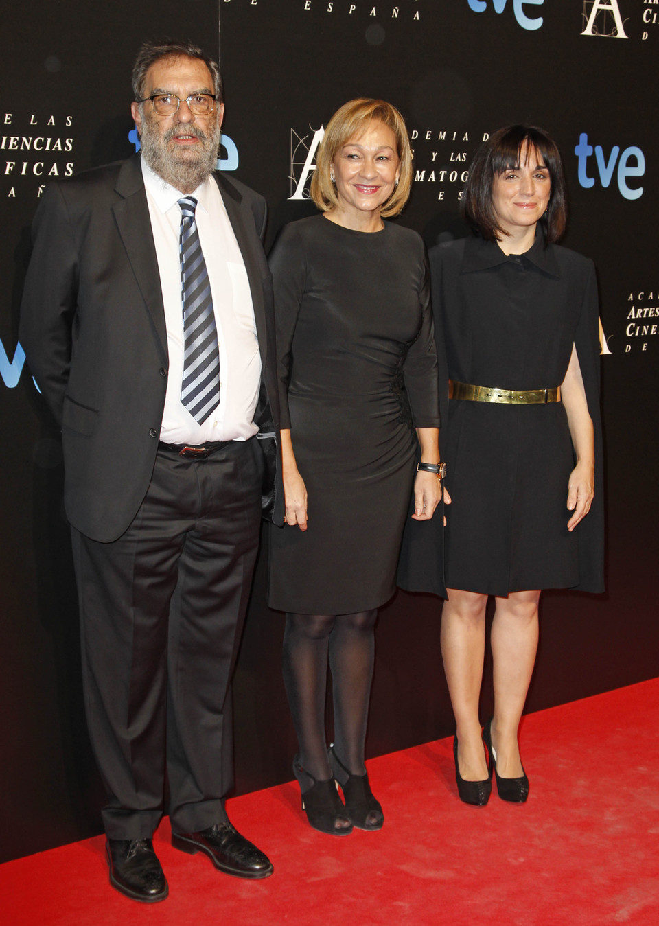 Enrique González Macho en la cena de los nominados a los Goya 2013