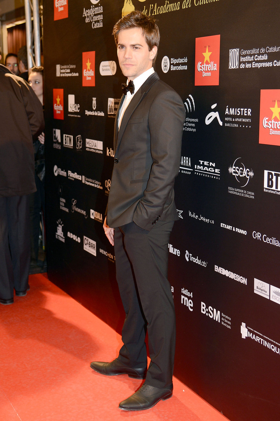 Marc Clotet en la alfombra roja de los Premios Gaudí 2013