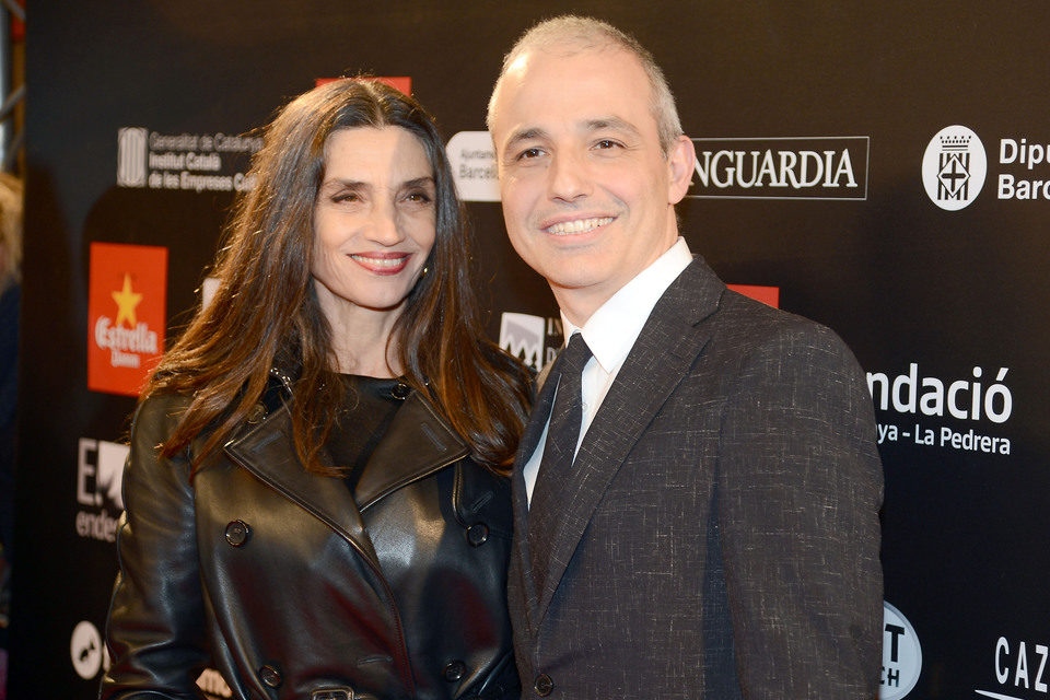 Ángela Molina y Pablo Berger en la alfombra roja de los Premios Gaudí 2013