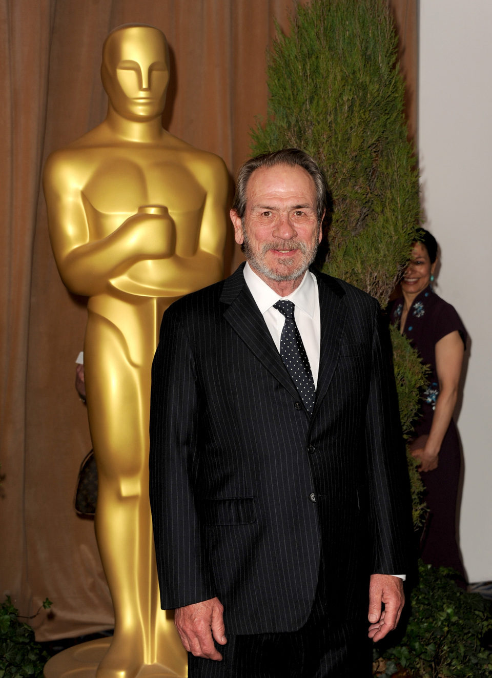 Tommy Lee Jones en el almuerzo de los nominados a los Oscar 2013