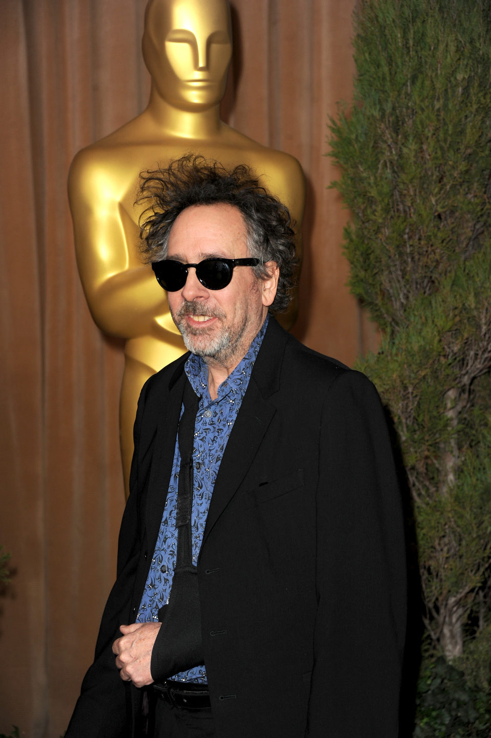 Tim Burton en el almuerzo de los nominados a los Oscar 2013