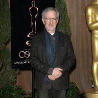 Steven Spielberg en el almuerzo de los nominados a los Oscar 2013