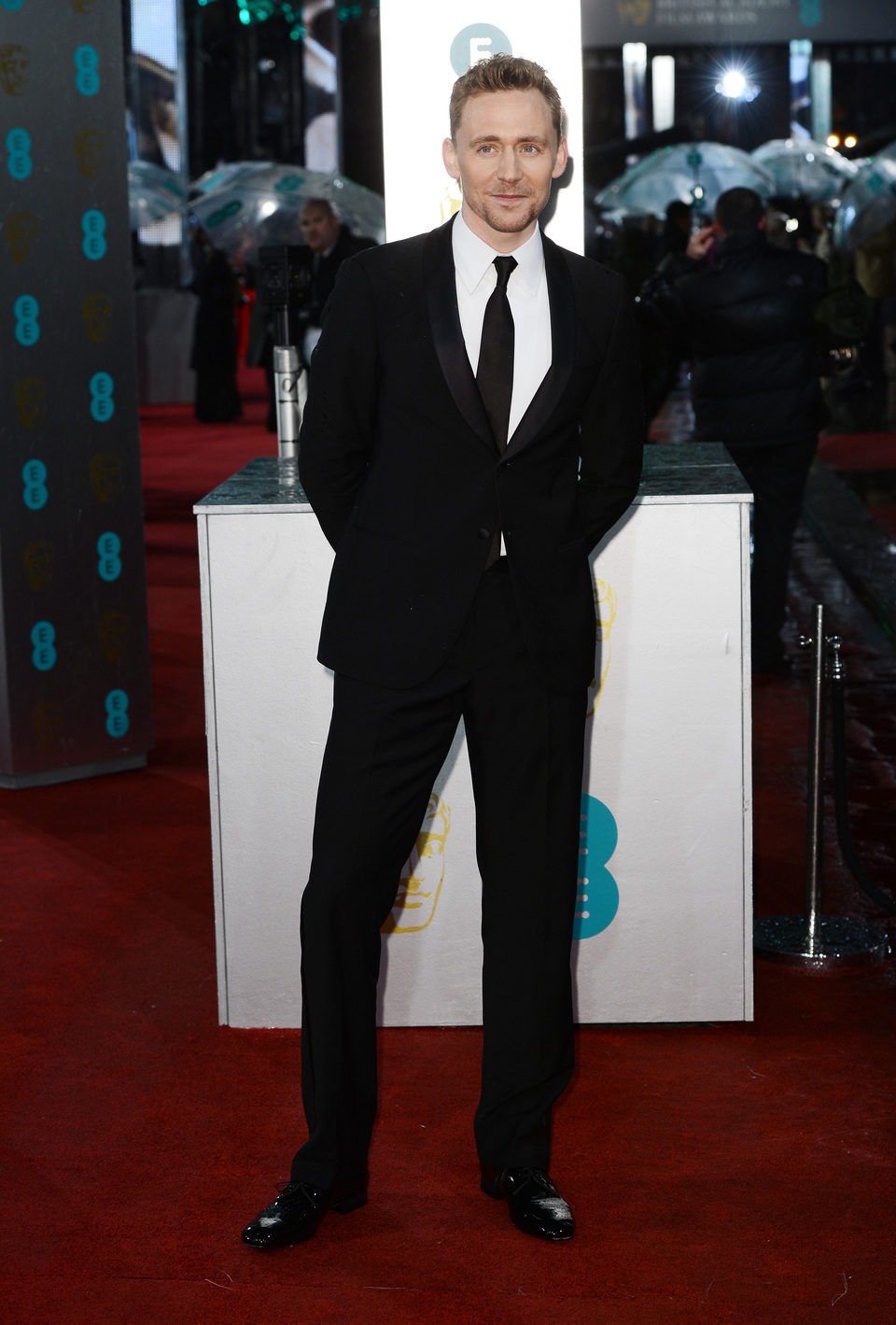 Tom Hiddleston en los BAFTA 2013